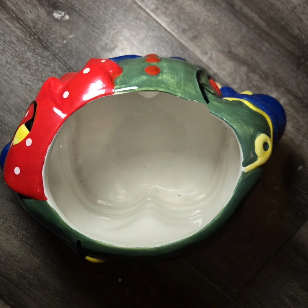 Vintage Christmas Reindeer Cookie Jar by M. Rupert for‎ Geo. Z. Lefton 1…